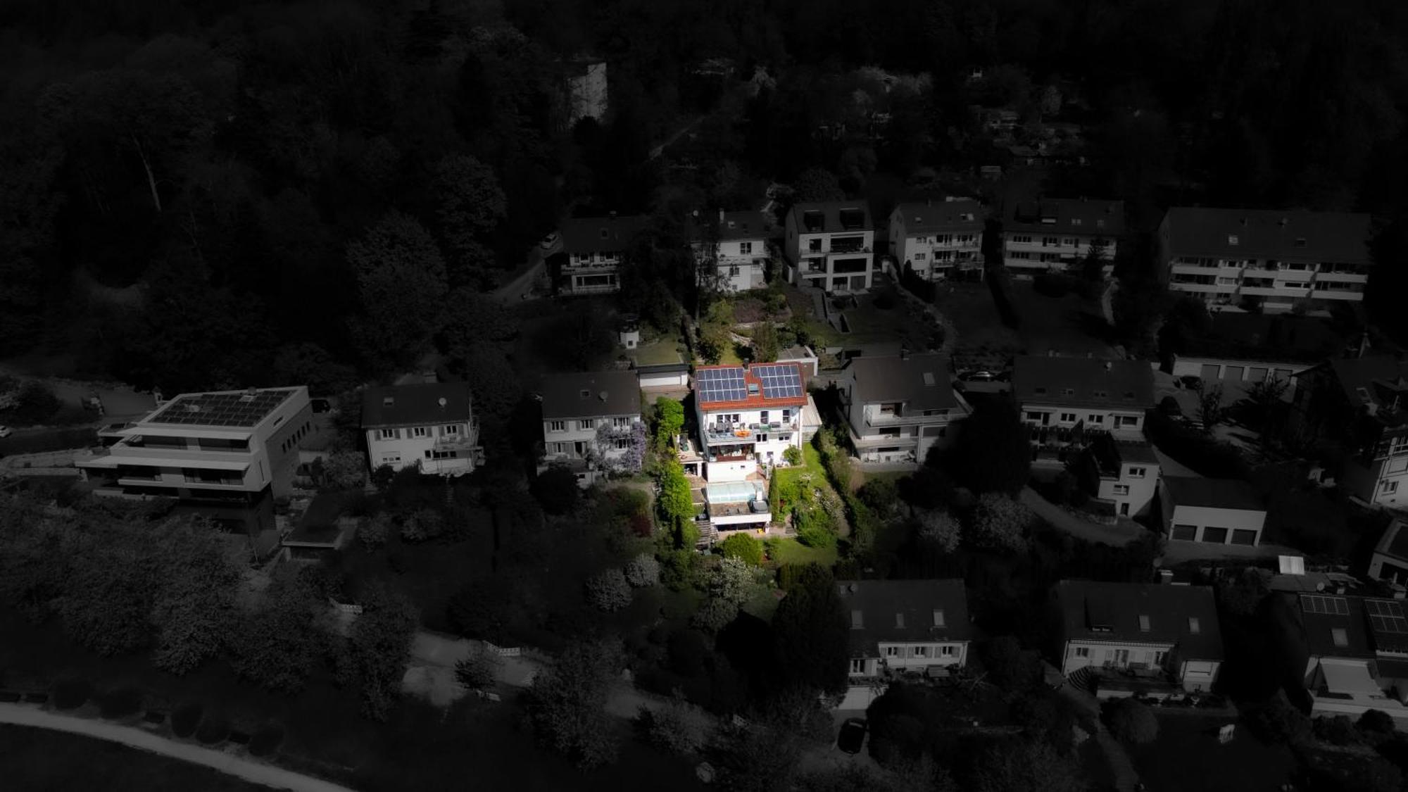 Stadtblick Vom Herrengut Baden-Baden Bagian luar foto